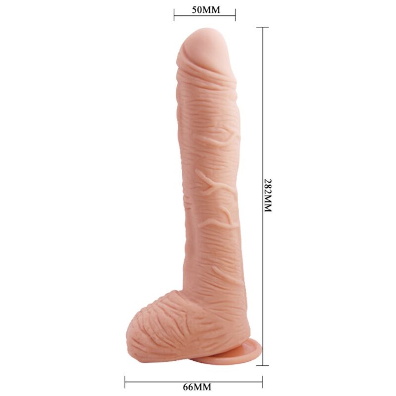 Baile Alex Realistic Skin Dildo 27 Cm | Niks.fi verkkokauppa