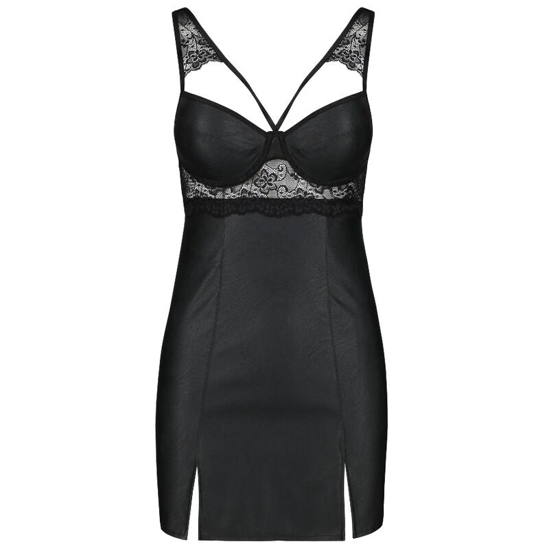 Passion Loona Chemise Ecological Leather S/M | Niks.fi verkkokauppa