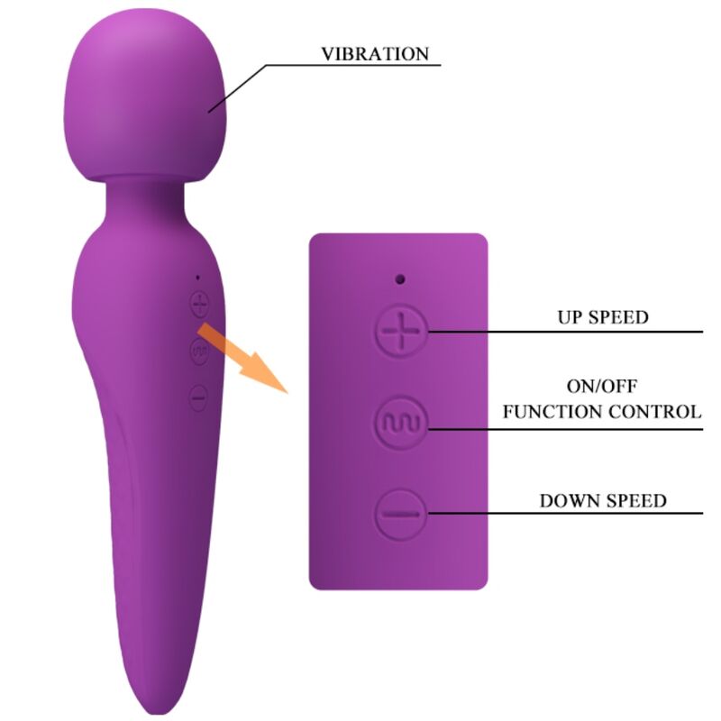 Pretty Love Meredith Massager 12 Vibration Modes | Niks.fi verkkokauppa