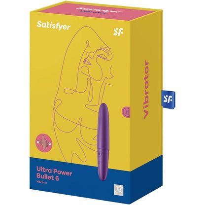 Satisfyer Ultra Power Bullet 6 Purple | Niks.fi verkkokauppa