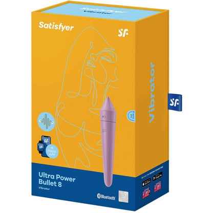 Satisfyer Ultra Power Bullet 8 Lilac | Niks.fi verkkokauppa