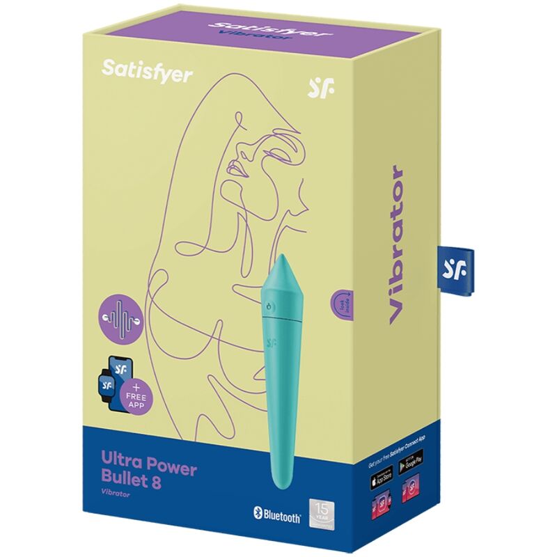 Satisfyer Ultra Power Bullet 8 Turquoise | Niks.fi verkkokauppa