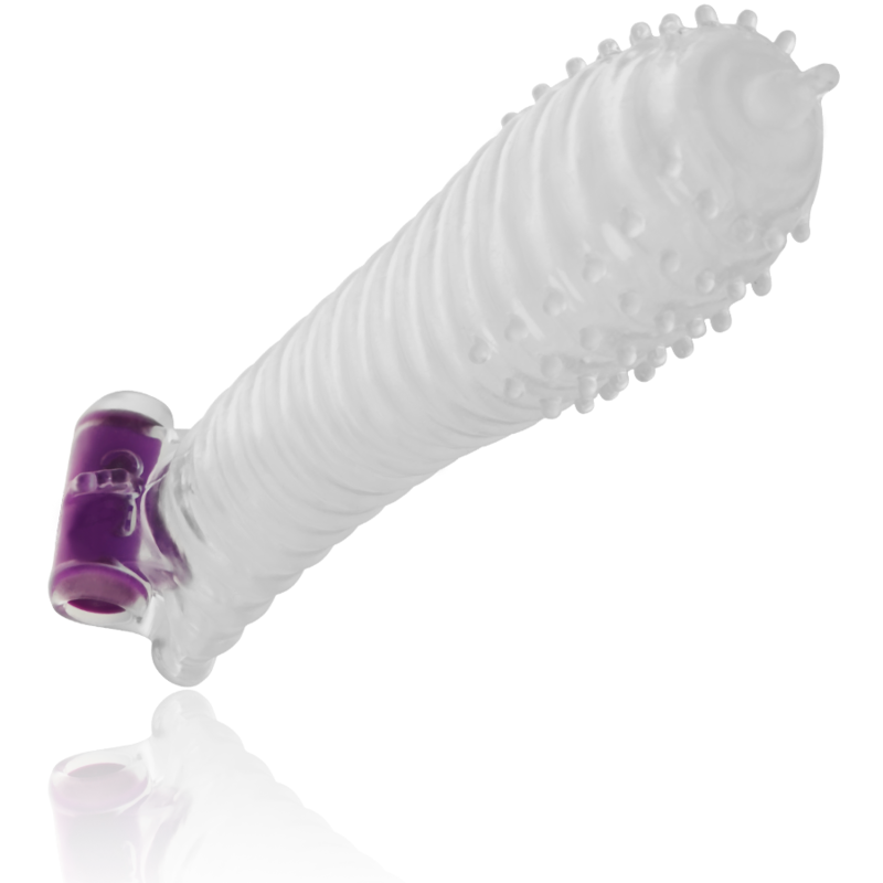 Ohmama Textured Penis Sheath With Vibrating Bullet | Niks.fi verkkokauppa