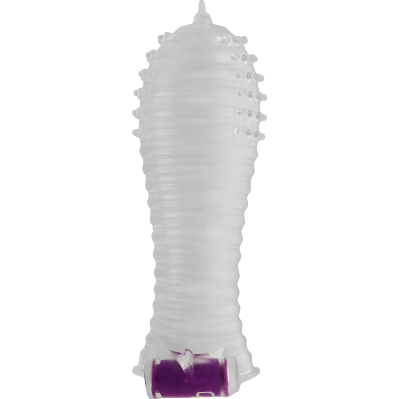 Ohmama Textured Penis Sheath With Vibrating Bullet | Niks.fi verkkokauppa