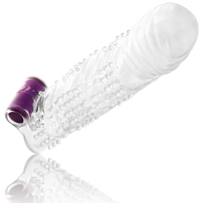 Ohmama Textured Penis Sheath With Vibrating Bullet | Niks.fi verkkokauppa