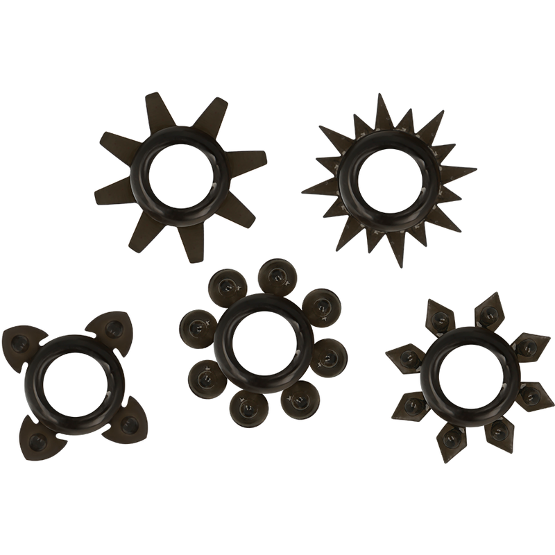 Ohmama Set Of 5 Silicone Testicle And Penis Rings | Niks.fi verkkokauppa