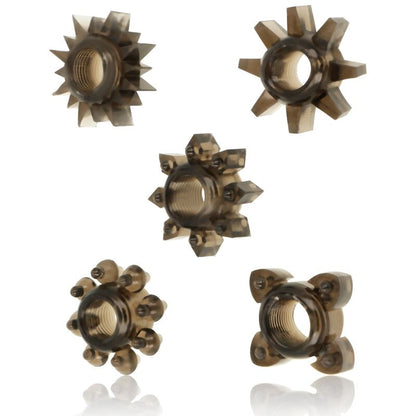 Ohmama Set Of 5 Silicone Testicle And Penis Rings | Niks.fi verkkokauppa