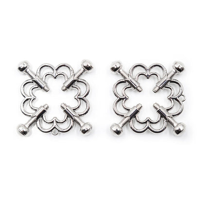 Ohmama Fetish Metallic Flower Clips | Niks.fi verkkokauppa