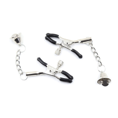 Ohmama Fetish Nipple Clamps With Chain And Bells | Niks.fi verkkokauppa