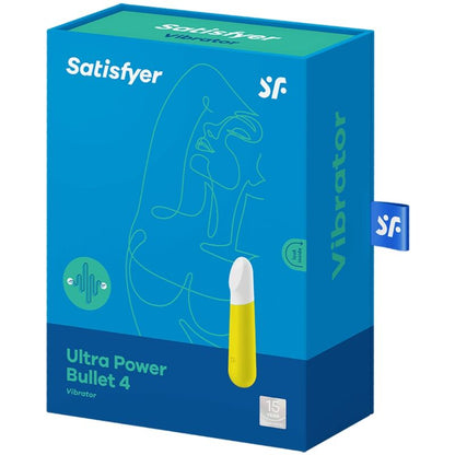 Satisfyer Ultra Power Bullet 4 Bala Vibradora Amarilla | Niks.fi verkkokauppa