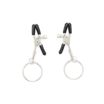 Ohmama Fetish Nipple Clamps With Rings | Niks.fi verkkokauppa