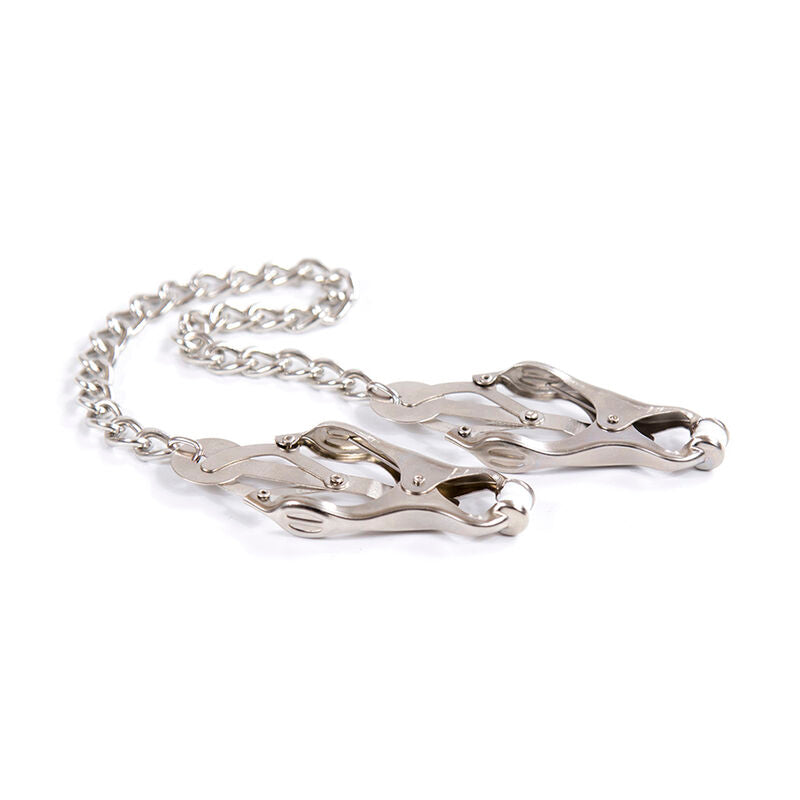 Ohmama Fetish Metal Clamps With Chain | Niks.fi verkkokauppa