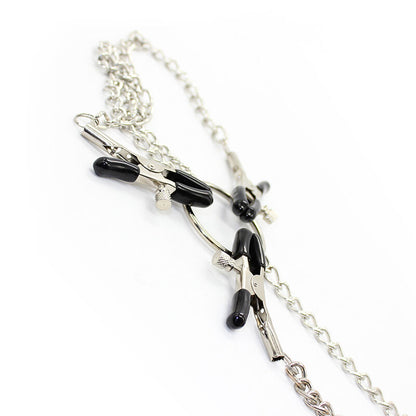 Ohmama Fetish 3 In 1 Metal Nipple Clamps | Niks.fi verkkokauppa