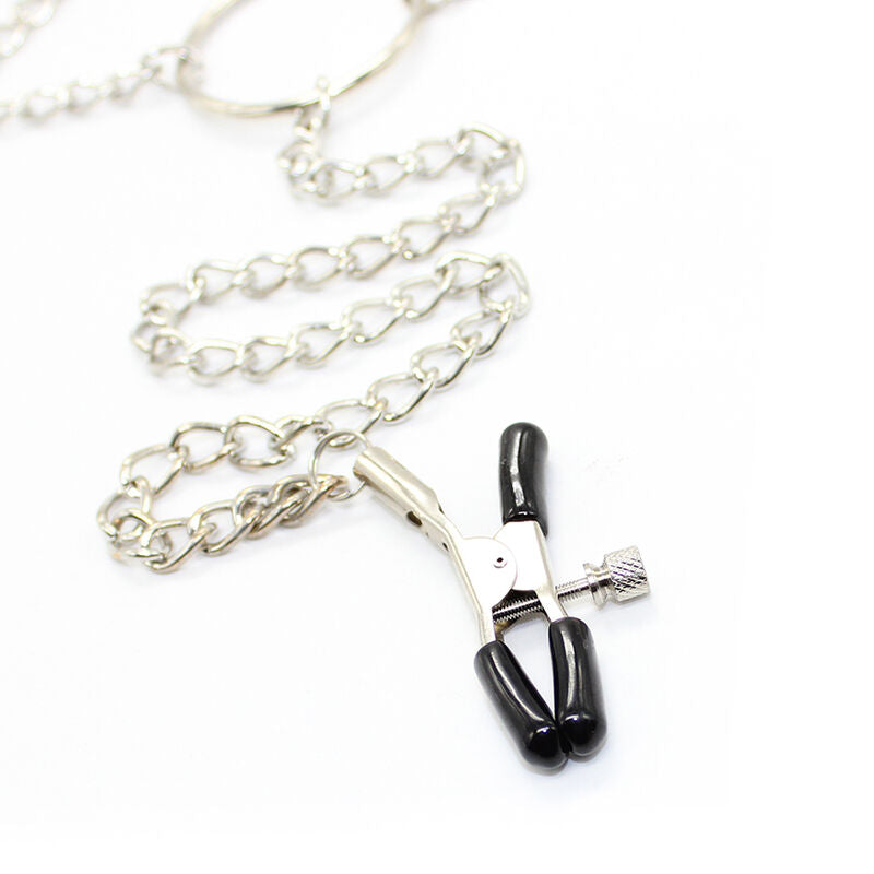 Ohmama Fetish 3 In 1 Metal Nipple Clamps | Niks.fi verkkokauppa