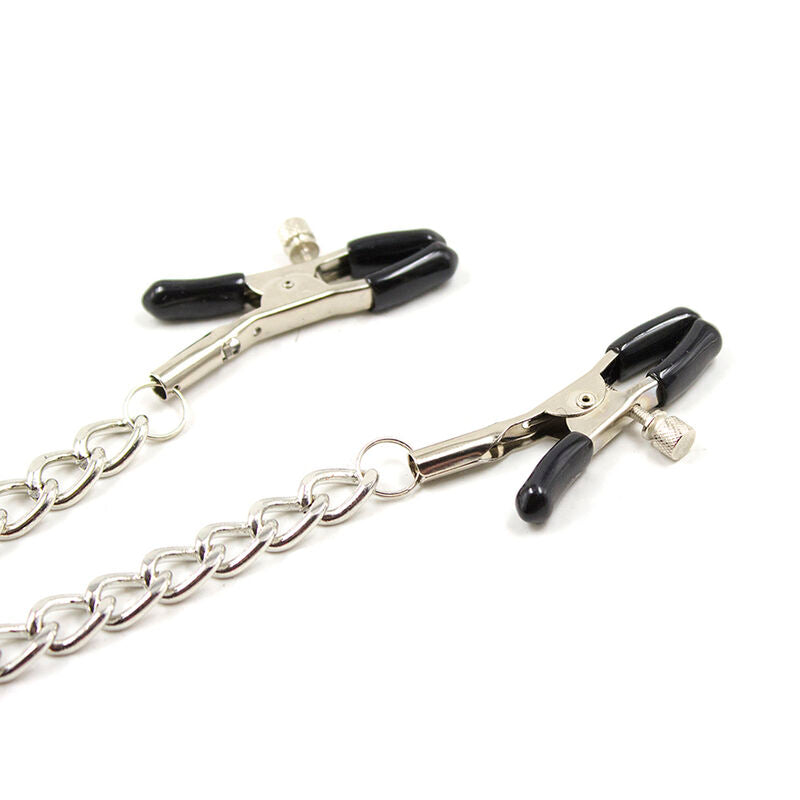 Ohmama Fetish 4 Nipple Clamps With Chains | Niks.fi verkkokauppa