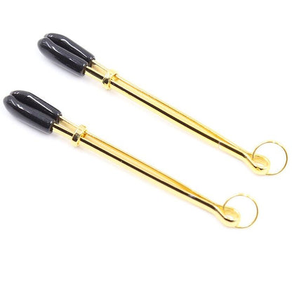 Ohmama Fetish Golden Nipple Clamps | Niks.fi verkkokauppa