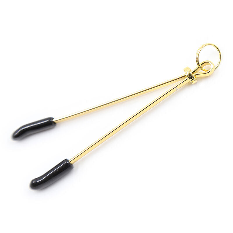 Ohmama Fetish Golden Nipple Clamps | Niks.fi verkkokauppa
