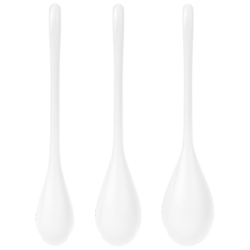Satisfyer Yoni Power 1 Training Set White | Niks.fi verkkokauppa