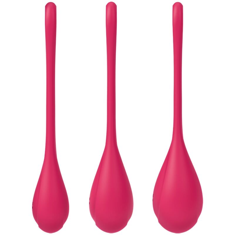 Satisfyer Yoni Power 1 Training Set Red | Niks.fi verkkokauppa