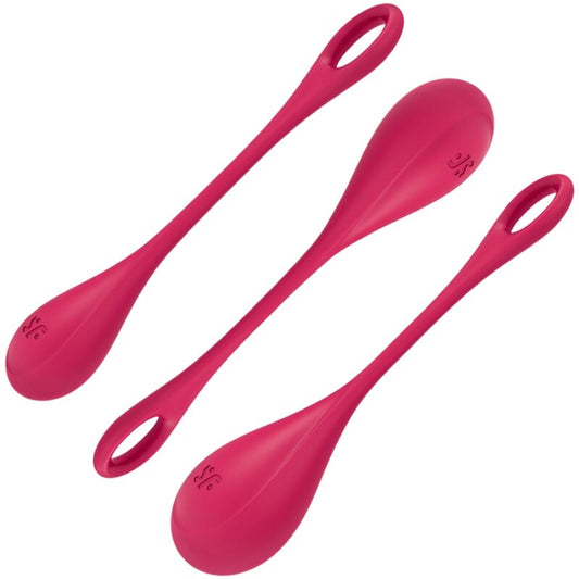 Satisfyer Yoni Power 1 Training Set Red | Niks.fi verkkokauppa
