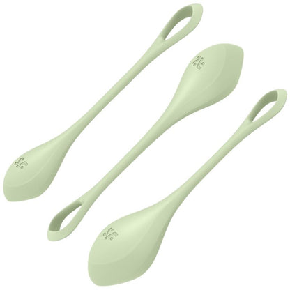 Satisfyer Yoni Power 2 Training Set Green | Niks.fi verkkokauppa