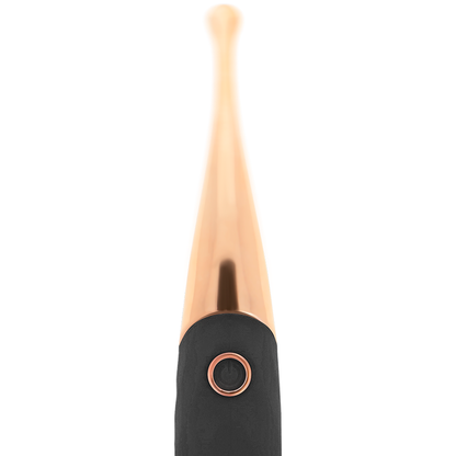 Ohmama Rechargeable Clitoris Stimulator 36 Modes Black-Pinkgold | Niks.fi verkkokauppa