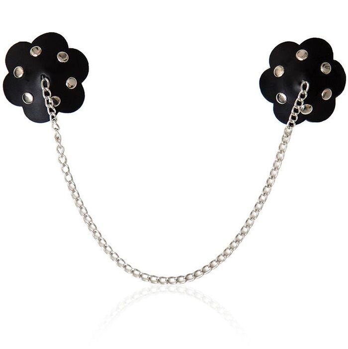 Ohmama Fetish Petal Nipple Shield With Chain | Niks.fi verkkokauppa