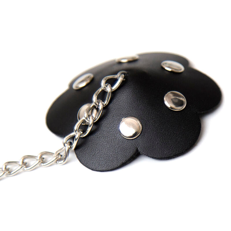 Ohmama Fetish Petal Nipple Shield With Chain | Niks.fi verkkokauppa