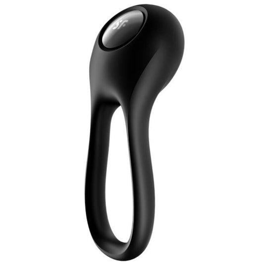 Satisfyer Majestic Duo Ring Vibrator Black | Niks.fi verkkokauppa