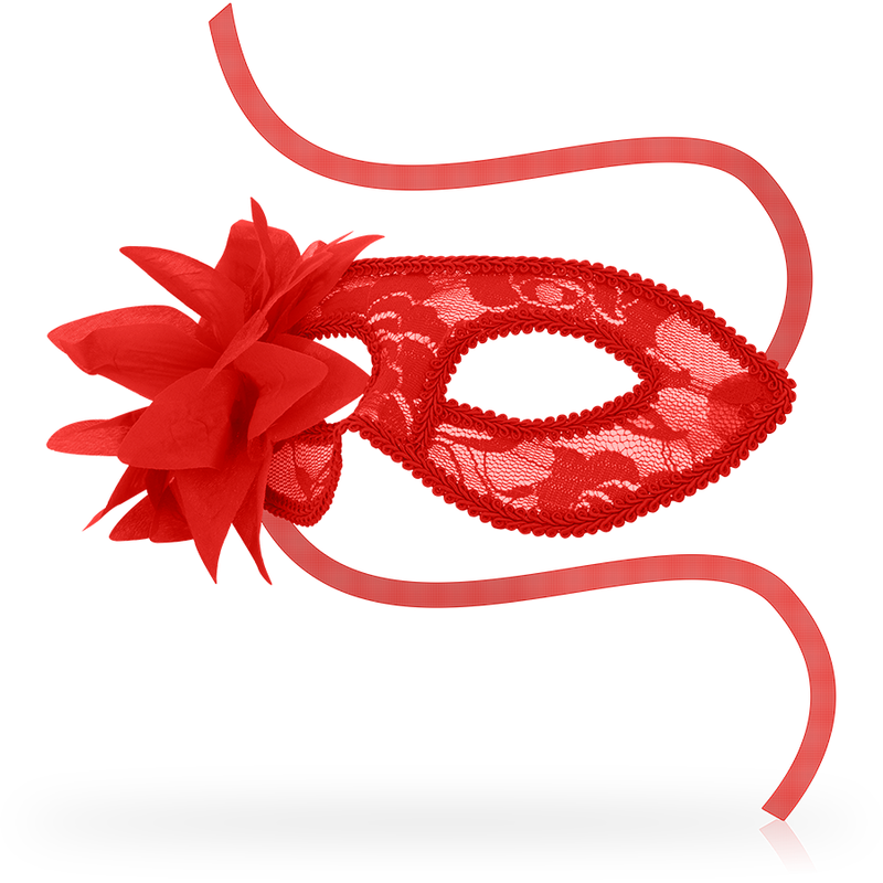 Ohmama Masks Masks With Lace And Red Flower | Niks.fi verkkokauppa