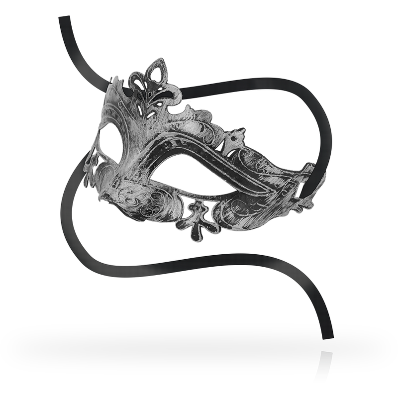 Ohmama Masks Venetian Style Mask Silver | Niks.fi verkkokauppa