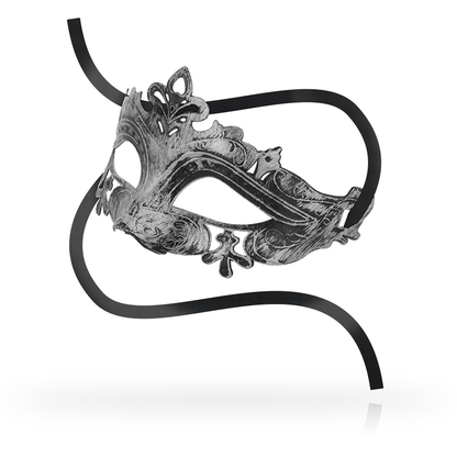 Ohmama Masks Venetian Style Mask Silver | Niks.fi verkkokauppa