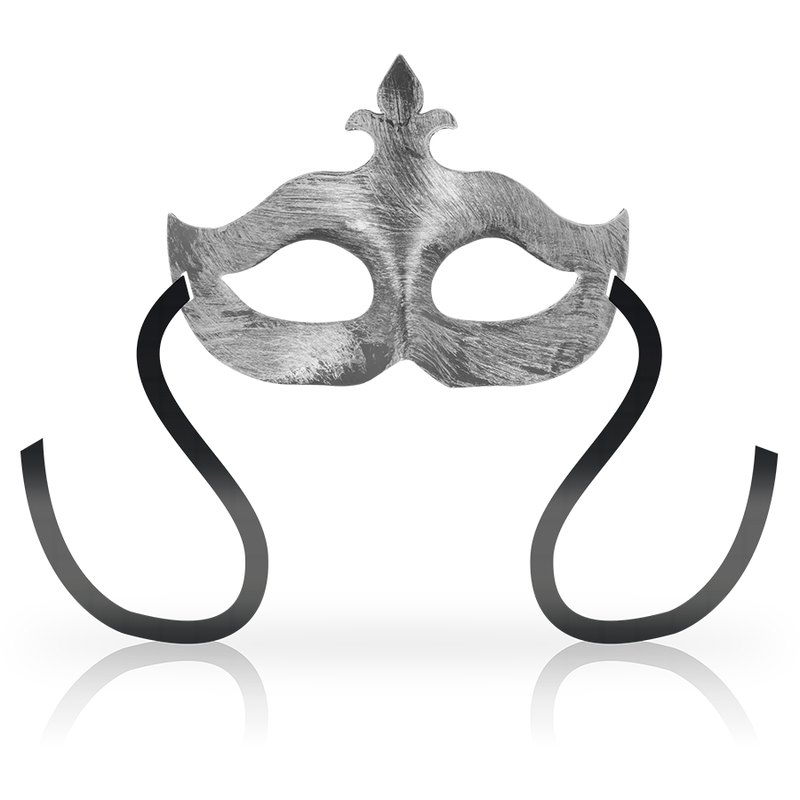 Ohmama Masks Flower De Lis Silver Mask | Niks.fi verkkokauppa