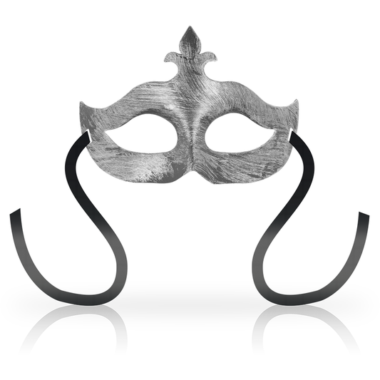 Ohmama Masks Flower De Lis Silver Mask | Niks.fi verkkokauppa