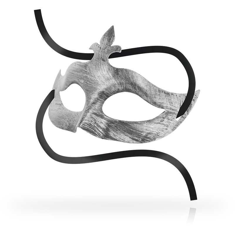 Ohmama Masks Flower De Lis Silver Mask | Niks.fi verkkokauppa