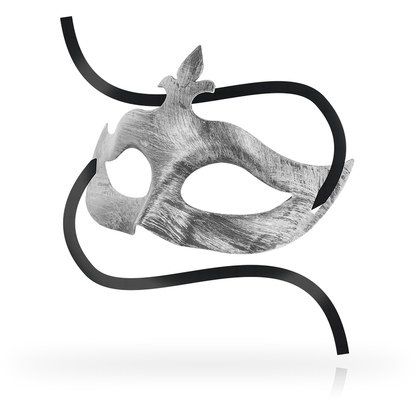 Ohmama Masks Flower De Lis Silver Mask | Niks.fi verkkokauppa