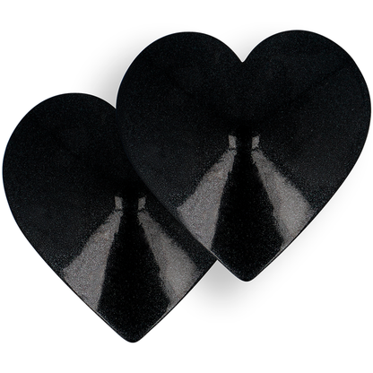 Coquette Chic Desire Black Hearts Nipple Covers | Niks.fi verkkokauppa