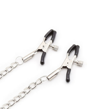Ohmama Fetish Ring Gag With Chains And Nipple Clamps | Niks.fi verkkokauppa