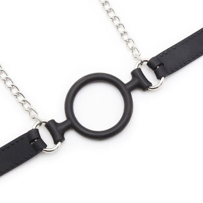 Ohmama Fetish Ring Gag With Chains And Nipple Clamps | Niks.fi verkkokauppa