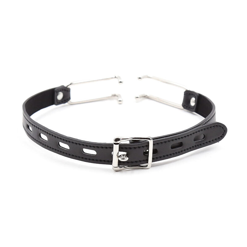 Ohmama Fetish Leather Gag With Metal Hooks | Niks.fi verkkokauppa