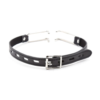 Ohmama Fetish Leather Gag With Metal Hooks | Niks.fi verkkokauppa