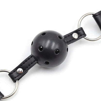 Ohmama Fetish Ball Gag With Vents And Nipple Clamps | Niks.fi verkkokauppa
