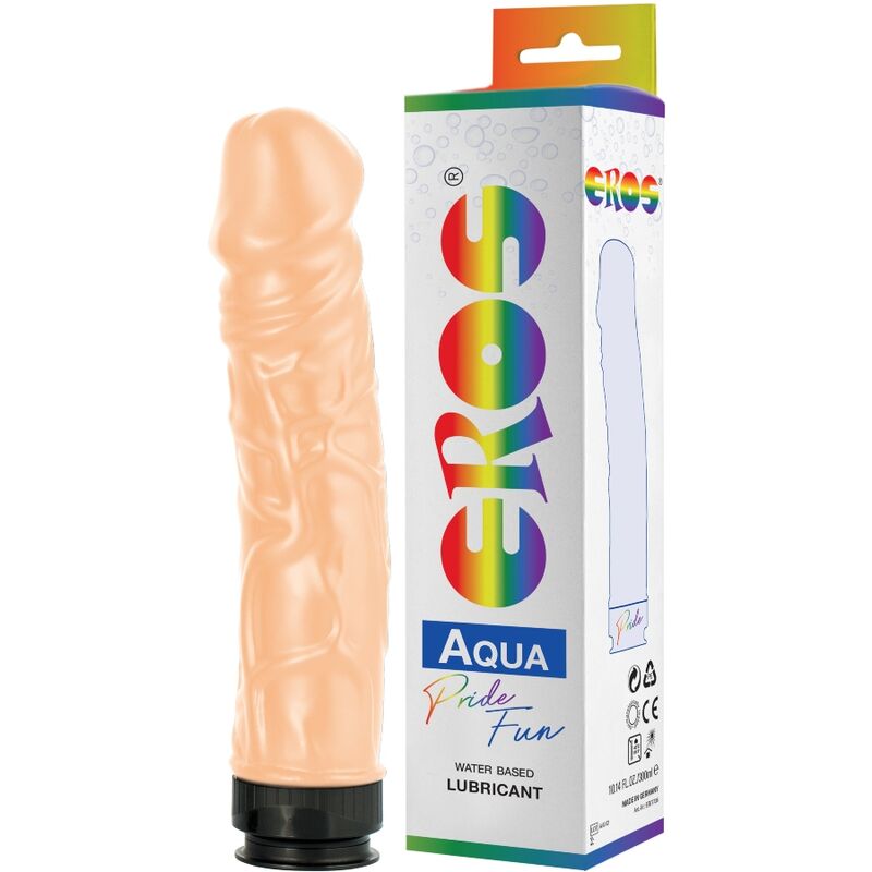 Pride Eros Aqua Lgbt Pride Dildo And Waterbased Lubricant | Niks.fi verkkokauppa