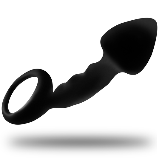 Ohmama Ribbed Anal Plug With Ring | Niks.fi verkkokauppa