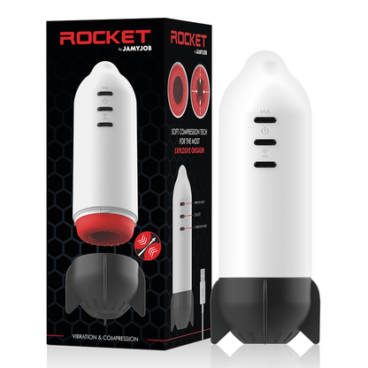 Jamyjob Rocket Masturbator Soft Compression Tech And Vibration | Niks.fi verkkokauppa