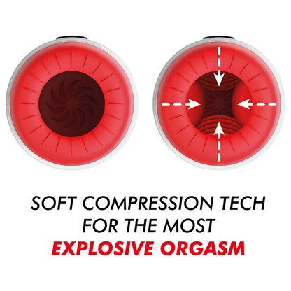 Jamyjob Rocket Masturbator Soft Compression Tech And Vibration | Niks.fi verkkokauppa