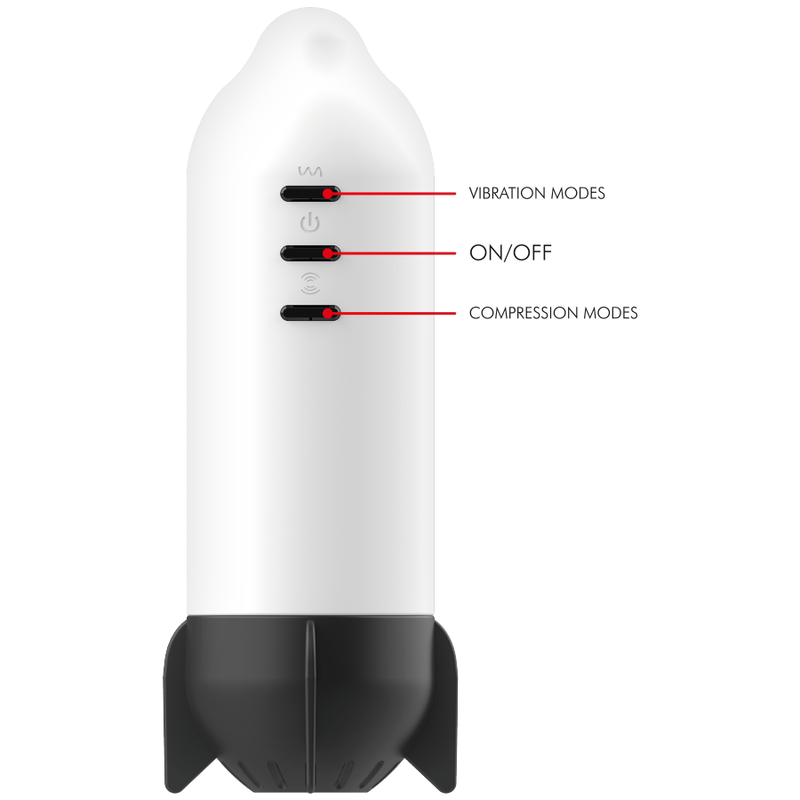 Jamyjob Rocket Masturbator Soft Compression Tech And Vibration | Niks.fi verkkokauppa