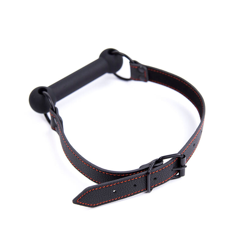 Ohmama Fetish Bone Gag With Pu Strap | Niks.fi verkkokauppa