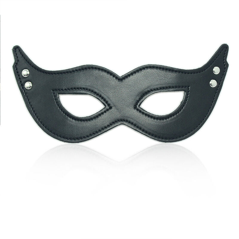 Ohmama Fetish Pu Mask With Clamps | Niks.fi verkkokauppa