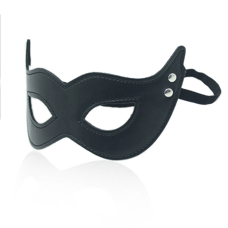 Ohmama Fetish Pu Mask With Clamps | Niks.fi verkkokauppa